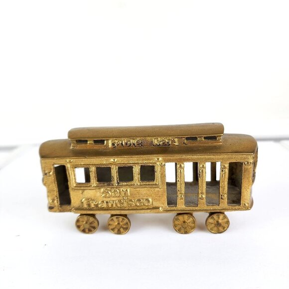 Other - Brass San Francisco Cable Car Working Wheels